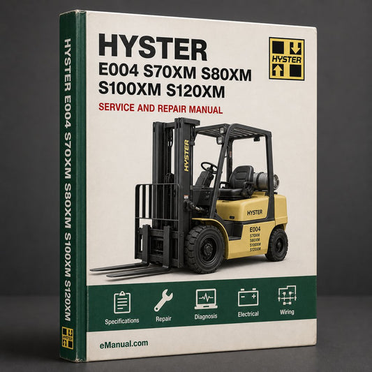 Hyster E004 (S70XM S80XM S100XM S120XM S120XMS S80XMBCS S100XMBCS [S3.50XM S4.00XM S4.50XM S5.50XM]) Forklift Parts Manual