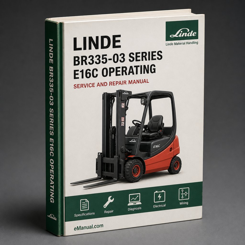 Linde BR335-03 series E16C operating instructions