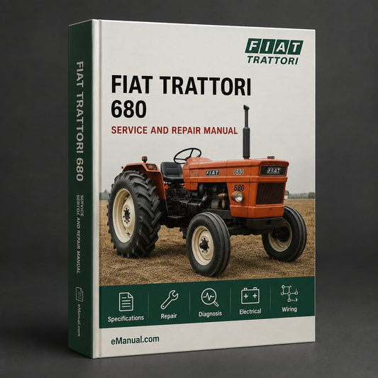 Fiat Trattori 680 Factory Service Repair Manual