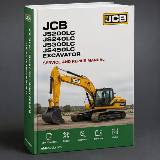 JCB JS200LC JS240LC JS300LC JS450LC Excavator Service Repair Manual