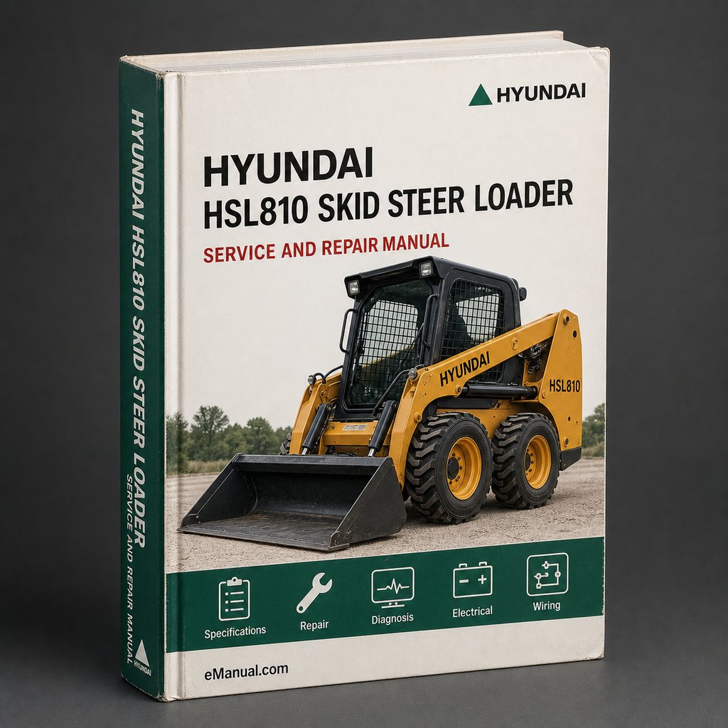 Hyundai HSL810 Repair Manual Skid Steer Loader