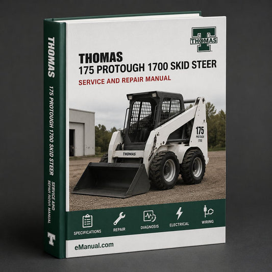 Thomas 175 ProTough 1700 Skid Steer Loader Parts Manual