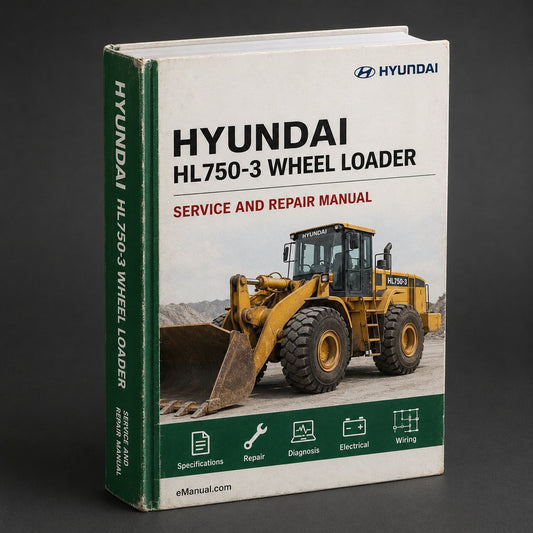 Hyundai HL750-3 Wheel Loader Service Repair Manual