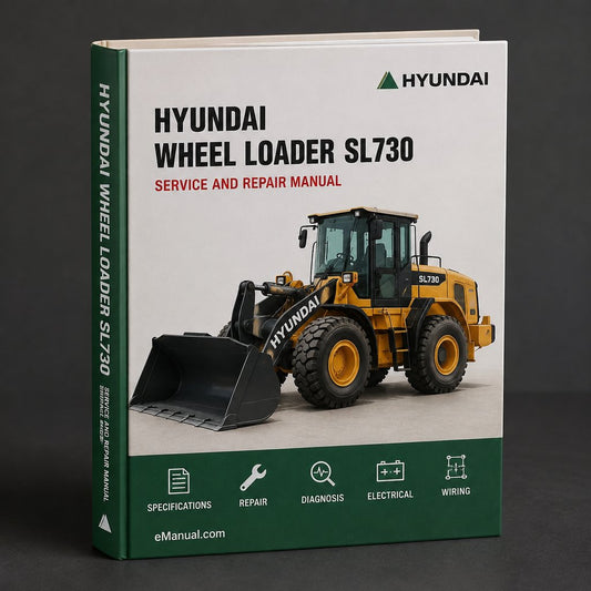 Hyundai Wheel Loader SL730 Service Repair Manual