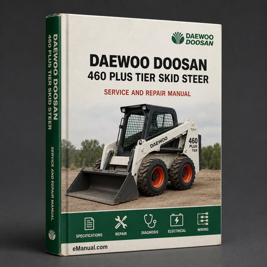 DAEWOO DOOSAN 460 PLUS Tier 3 SKID Steer Loader Service Parts Catalogue Manual