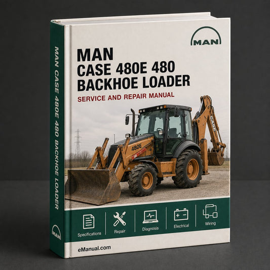 Case 480E 480 E Backhoe Loader Illustrated Parts Catalog Manual-Improved