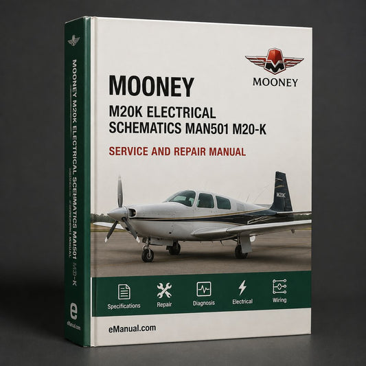 Mooney M20K Electrical Schematics Manual MAN501 M20-K M-20K