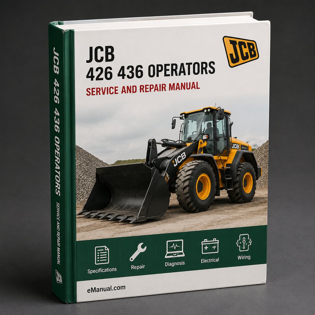 JCB 426 436 operators handbook