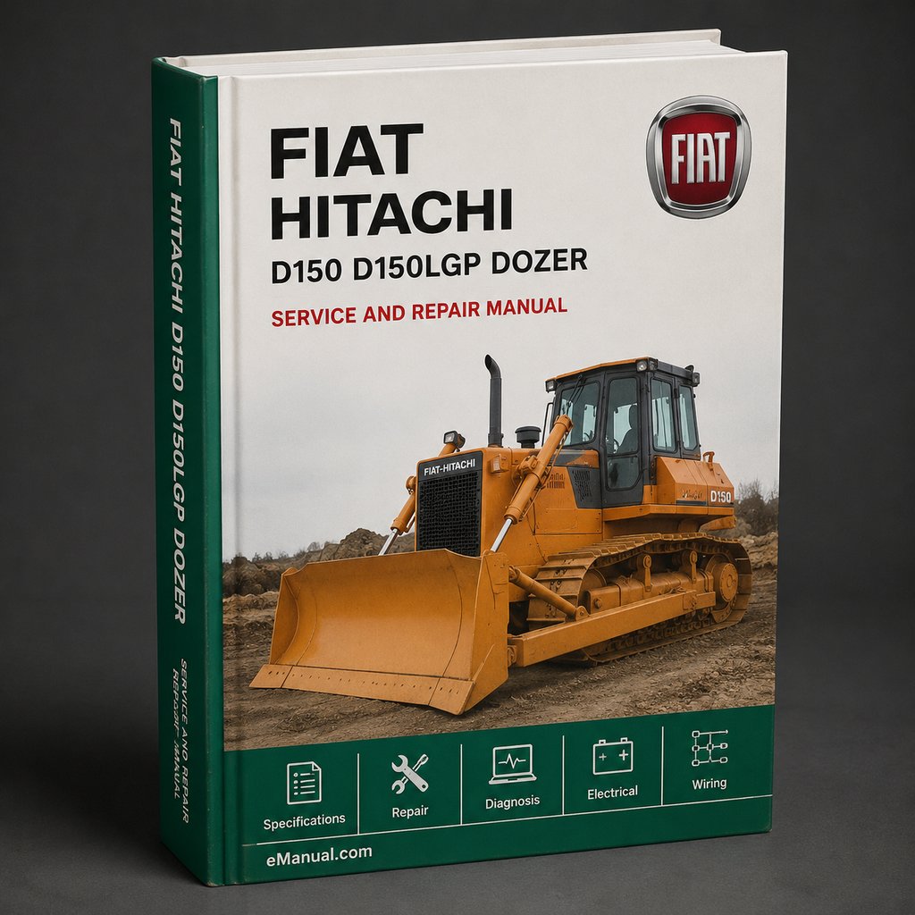Fiat Hitachi D150 D150LGP Dozer Service Repair Workshop Manual