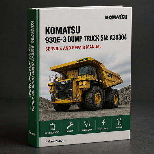 Komatsu 930E-3 Dump Truck (sn: A30304 - A30309) SN: A30309 Service Repair Workshop Manual