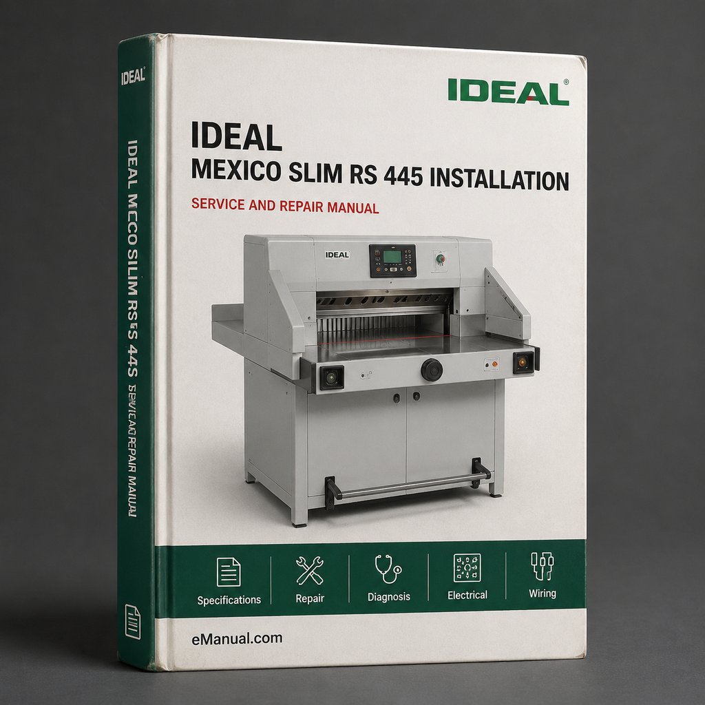 Ideal Mexico Slim RS 445 Installation Servicing Service Repair Workshop Manual