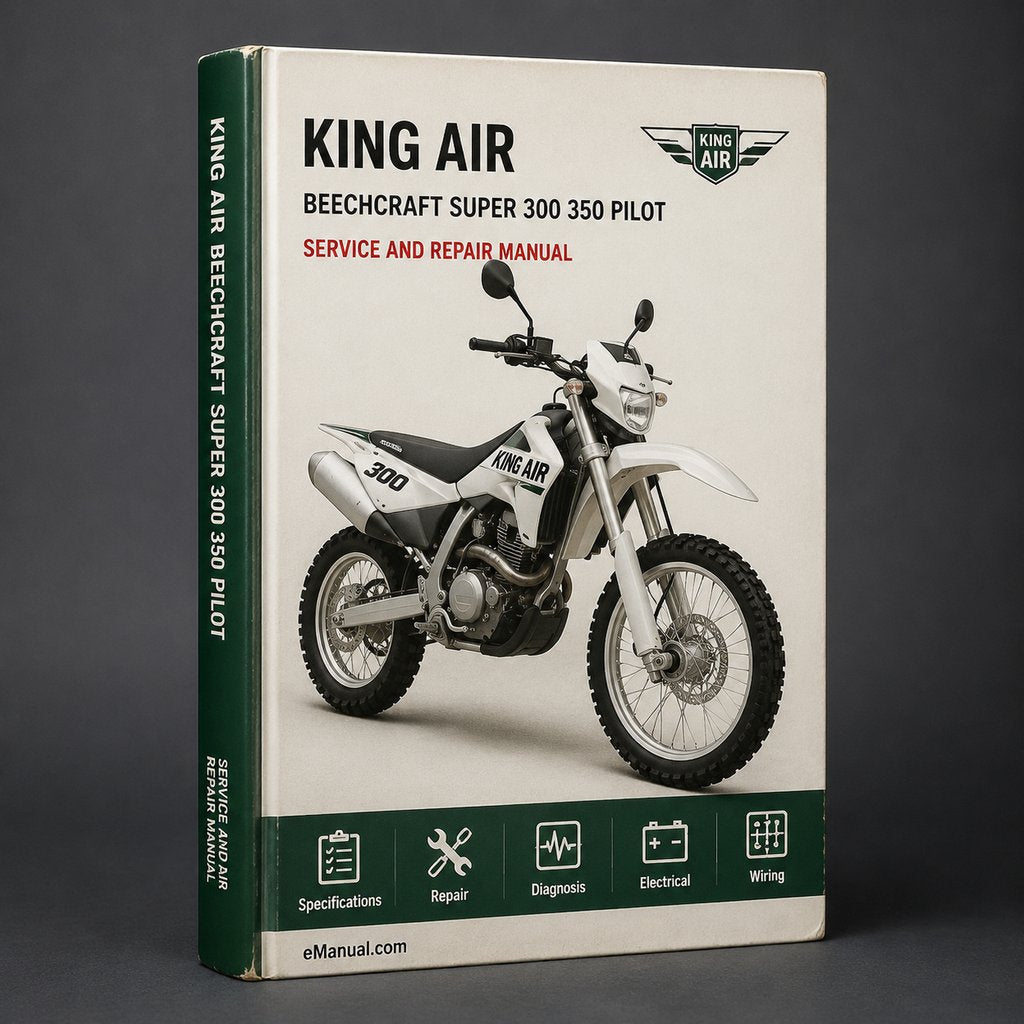 Beechcraft Super King Air 300 350 Pilot Training Service Repair Workshop Manual