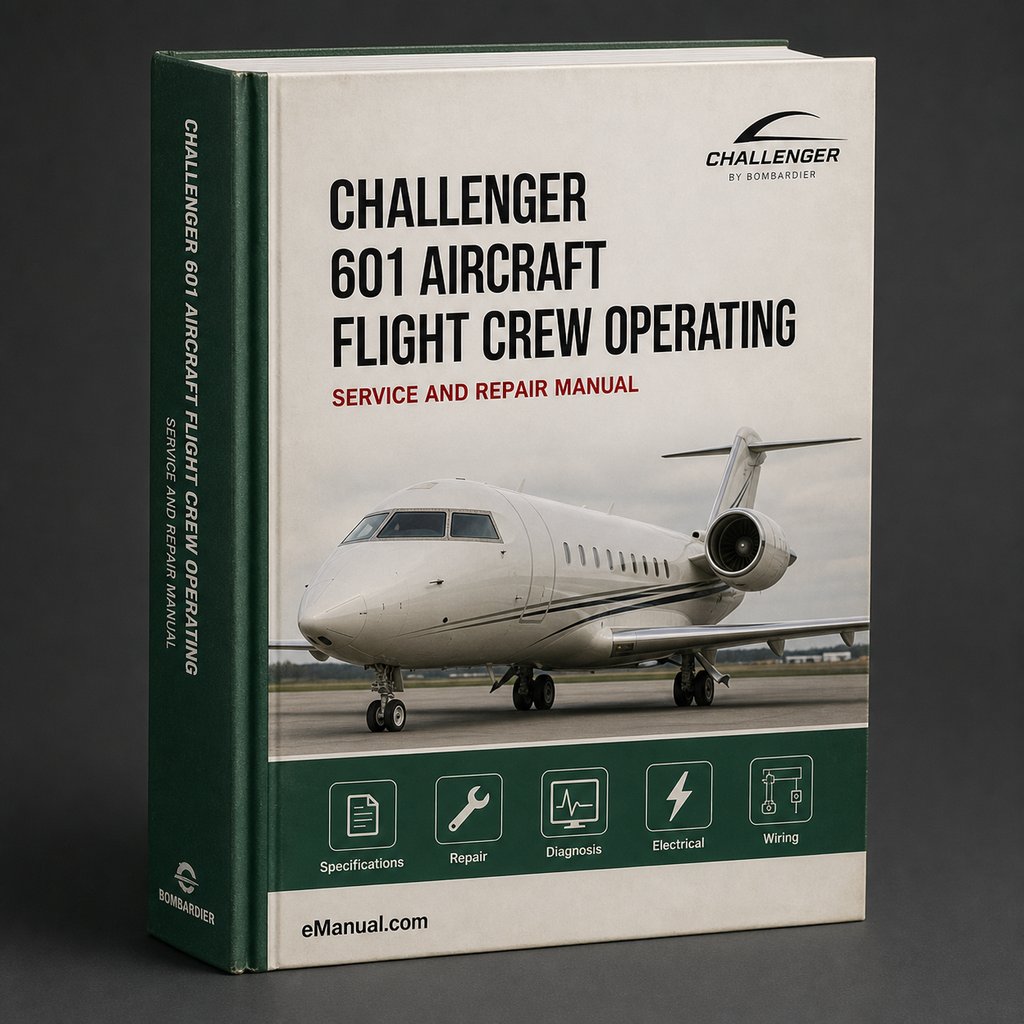 Challenger 601 Aircraft Flight Crew Operating Service Repair Workshop Manual