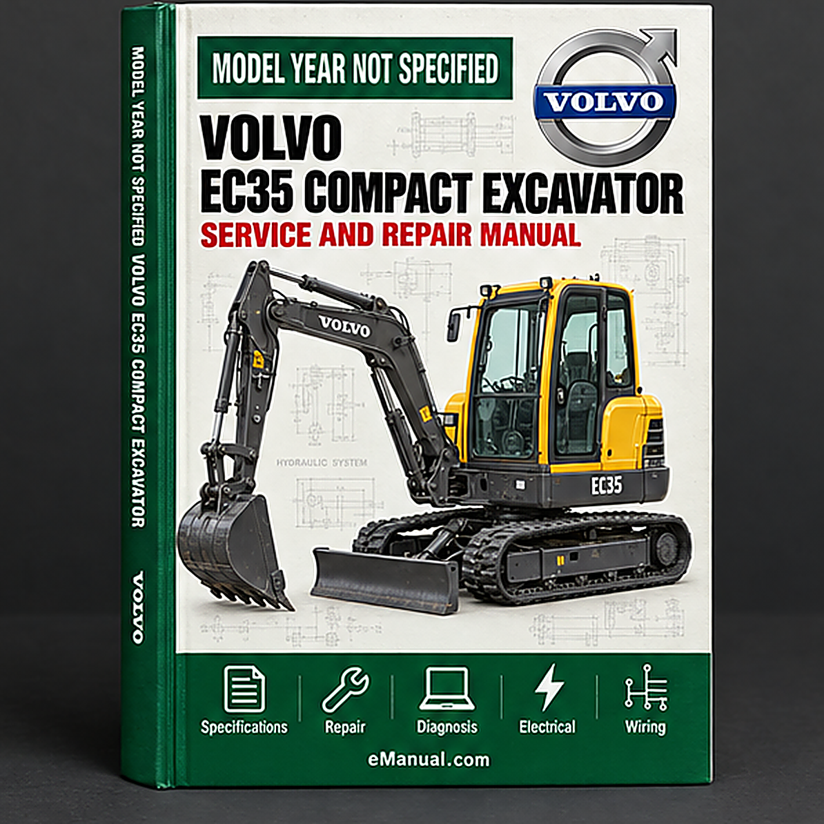 Volvo EC35 Compact Excavator Full Service & Repair Manual