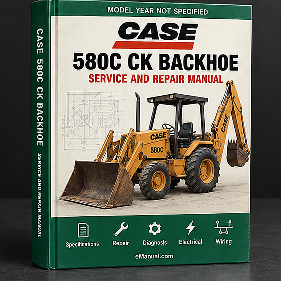 Case 580C CK Backhoe Loader Tractor TLB Illustrated 580 C Parts Catalog
