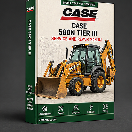 Case 580N Tier III (3) Tractor Loader Backhoe Parts Catalog