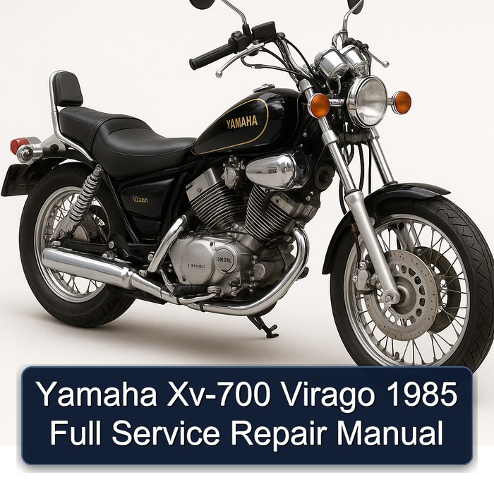Yamaha Xv-700 Virago 1985 Full Service Repair Manual
