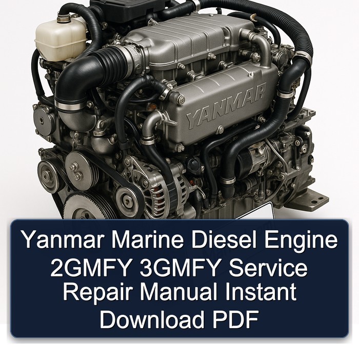 Yanmar Marine Diesel Engine 2GMFY 3GMFY Service Repair Manual Instant Download PDF