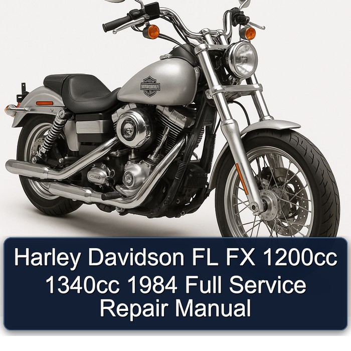 Harley Davidson FL FX 1200cc 1340cc 1984 Full Service Repair Manual