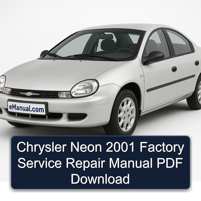 Chrysler Neon 2001 Factory Service Repair Manual PDF Download