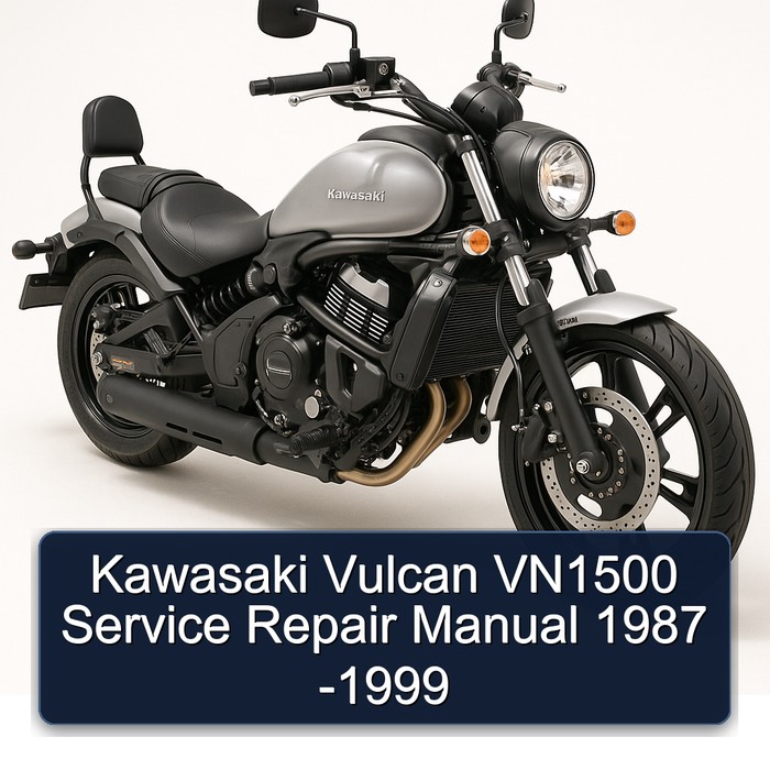 Kawasaki Vulcan VN1500 Service Repair Manual 1987 -1999