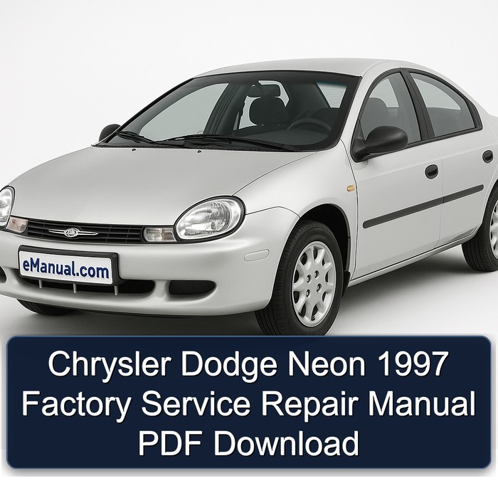 Chrysler Dodge Neon 1997 Factory Service Repair Manual PDF Download