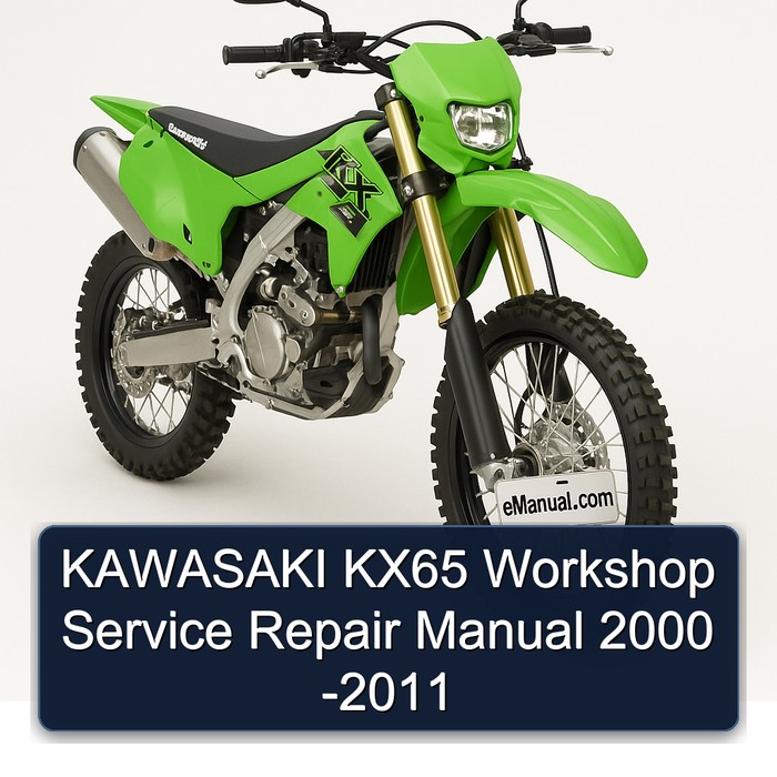 KAWASAKI KX65 Workshop Service Repair Manual 2000 -2011