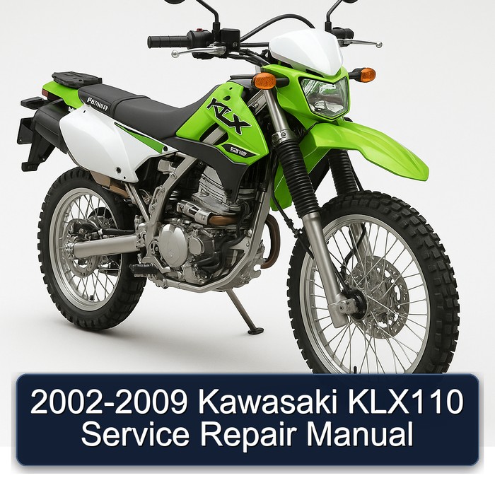 2002-2009 Kawasaki KLX110 Service Repair Manual
