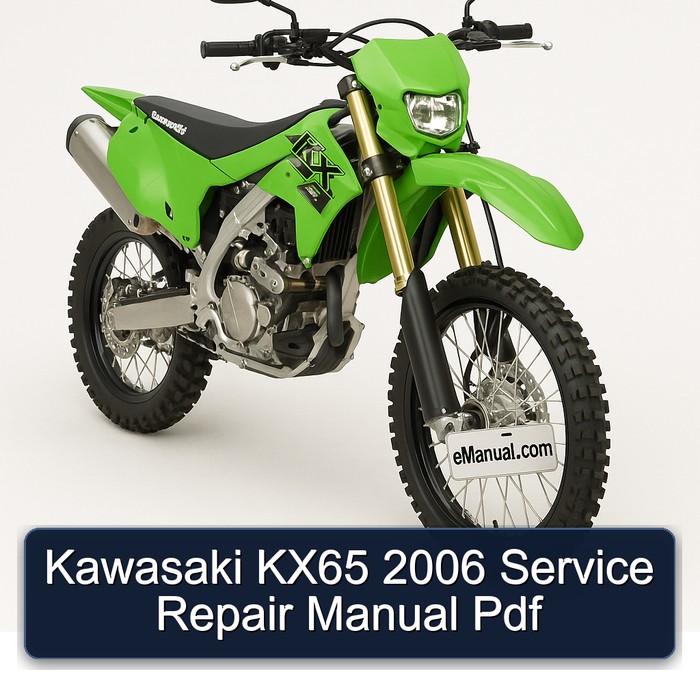 Kawasaki KX65 2006 Service Repair Manual Pdf