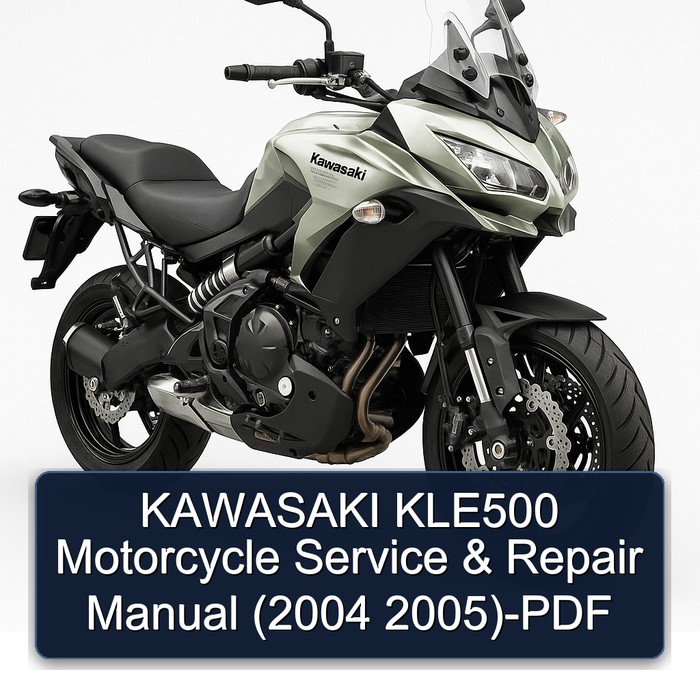 KAWASAKI KLE500 Motorcycle Service & Repair Manual (2004 2005)-PDF