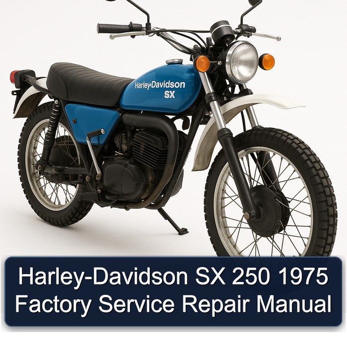 Harley-Davidson SX 250 1975 Factory Service Repair Manual