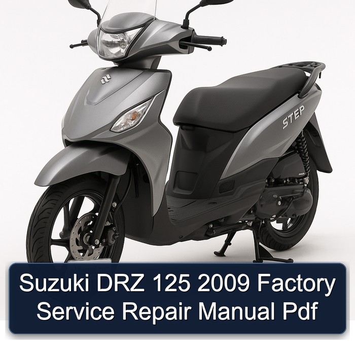 Suzuki DRZ 125 2009 Factory Service Repair Manual Pdf