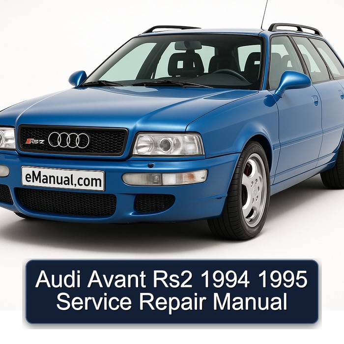 Audi Avant Rs2 1994 1995 Service Repair Manual